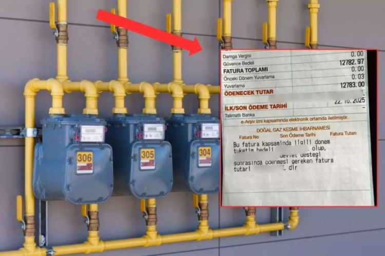 Doğal gaz faturasını gören aile neye uğradığını şaşırdı!