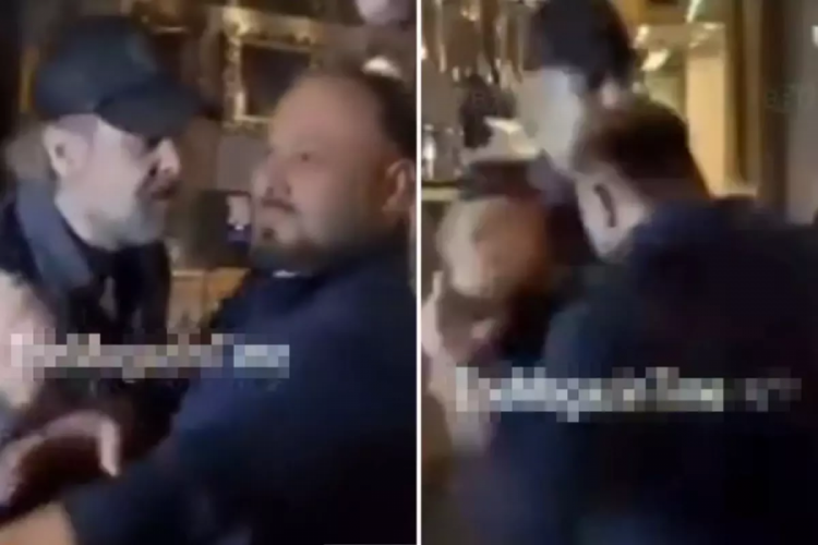 İşte gazetecinin Nejat İşler'e kafa attığı an