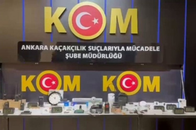 Dinleme ve görüntü alma cihazları ele geçirildi!