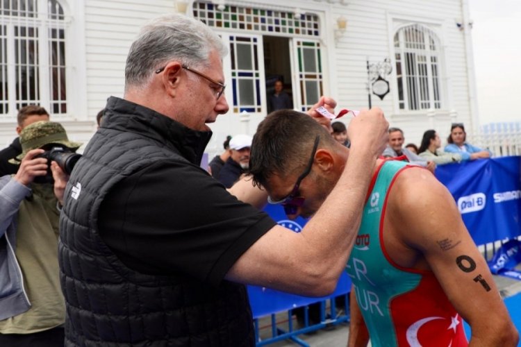 Mudanya, Avrupa Triatlon Balkan Şampiyonası'na ev sahipliği yaptı