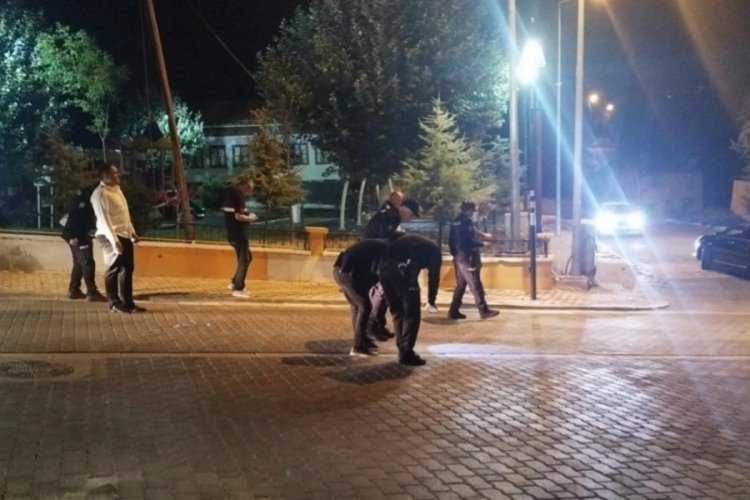 Sırtına yorgun mermi isabet eden motosiklet sürücüsü yaralandı