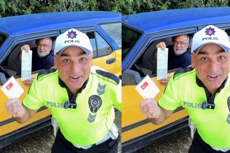 Fenomen trafik polisine soruşturma! Görevden uzaklaştırıldı...