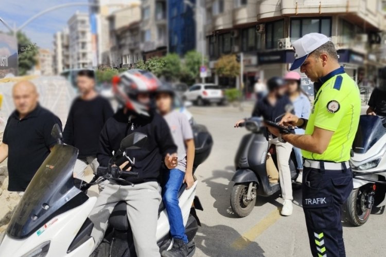 Manisa'da 748 motosiklet sürücüsüne 2,1 milyon TL ceza