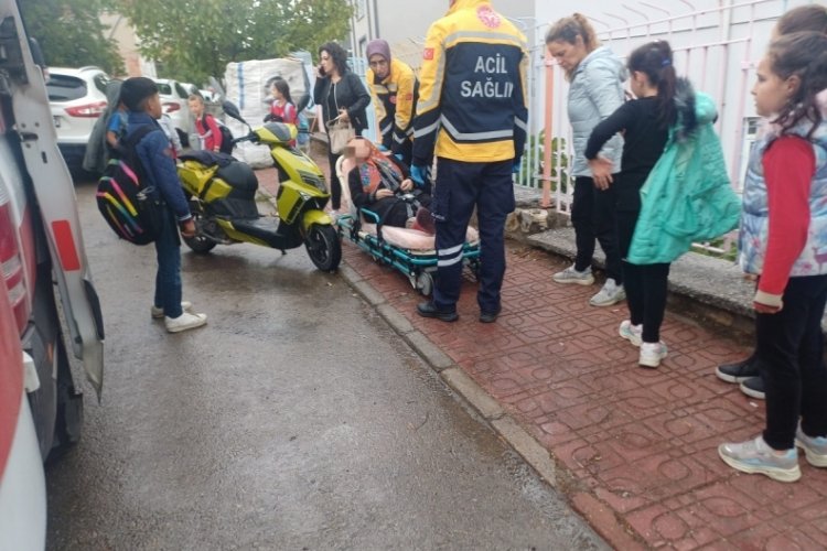 Bursa'da etkili olan yağış kazaları beraberinde getirdi