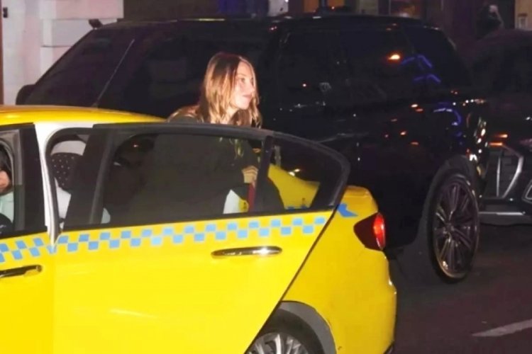 Tuba Ünsal taksiye bindi, mesafe krizi çıktı