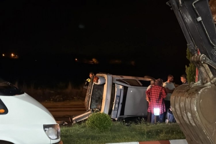 Osmaniye'de otomobil takla attı: 3 yaralı 