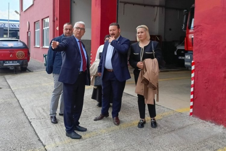 Bursa'da BBP Osmangazi'den, İtfaiyecilik Haftası'nda anlamlı ziyaret