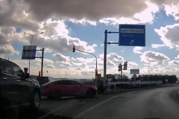 Kaza tehlikesi s&ouml;zl&uuml; tartışmayla bitti