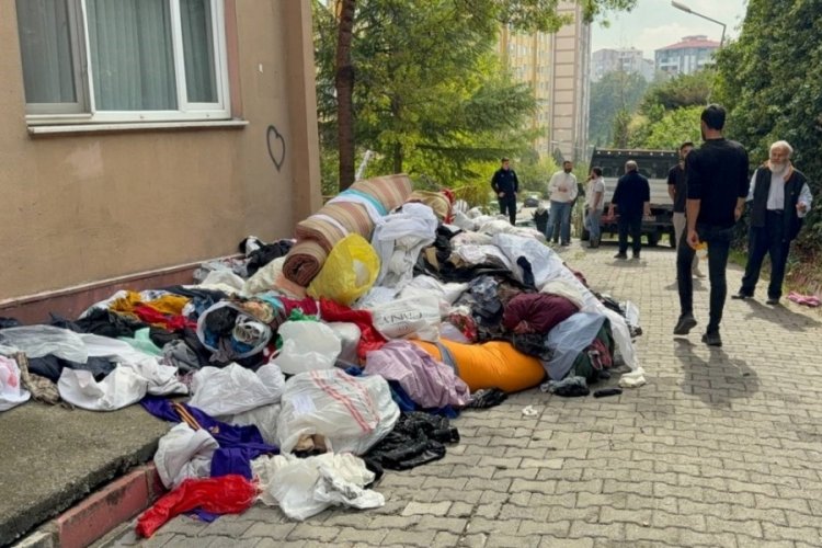 Karab&uuml;k'te şaşkına &ccedil;eviren olay: Apartman dairesi &ccedil;&ouml;p eve d&ouml;nm&uuml;ş!