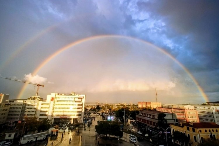 Samsun'da yağmur sonrası eşsiz manzaralar