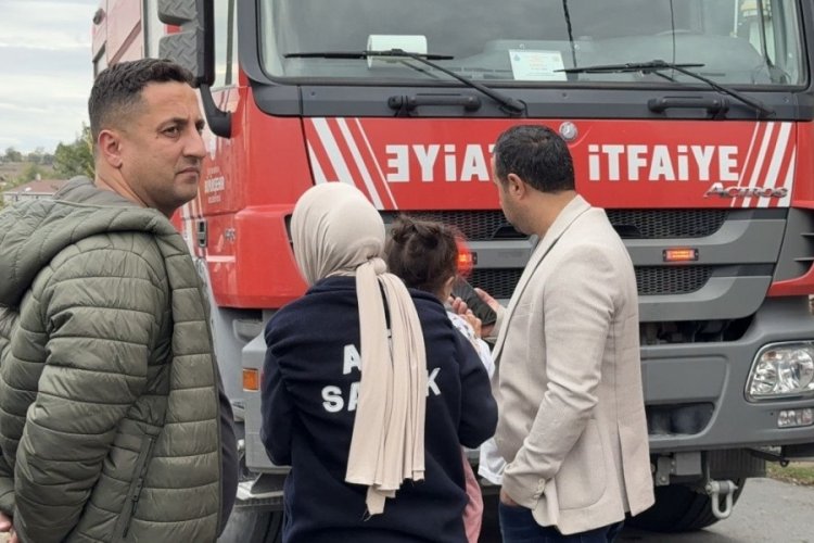 İstanbul'da 2 &ccedil;ocuk alevlerin arasında kaldı