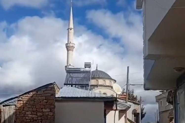 Kaynak makinesi kayboldu, camii hoparl&ouml;r&uuml;nden sitem etti