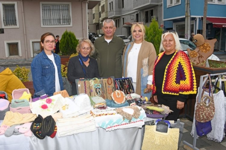 Osmangazi'de kadın girişimcilerle renklenen sokak
