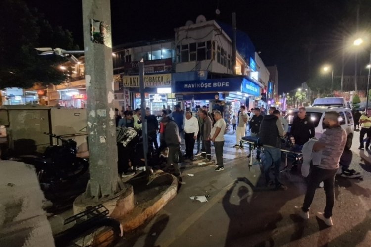 Mersin'de trafik kazası: 2 yaralı