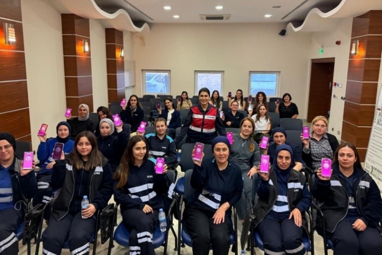Bursa Jandarmasından kadına şiddete karşı yoğun mesai