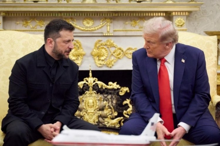 Zelenski ile g&ouml;r&uuml;şen Trump, Ukrayna'ya Tomahawk f&uuml;zeleri vermeye yeşil ışık yakmadı