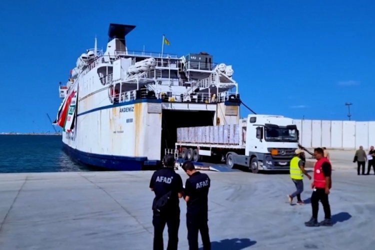 AFAD: 17'nci İyilik Gemisi 'Akdeniz', Mısır'a ulaştı