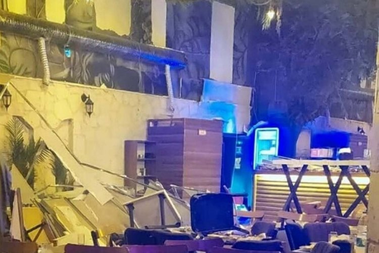 Dekoru devrilen eğlence mekanının mesul m&uuml;d&uuml;r&uuml; g&ouml;zaltında