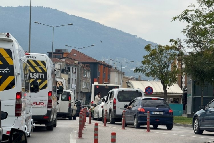 Bursa'da trafik durdu! Harita kıpkırmızı...
