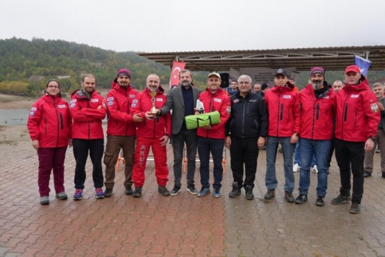 Bursalı arama kurtarma ekipleri Ericek Adrenalin Park'ta yarıştı