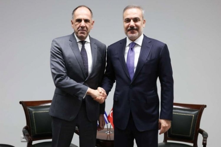 Bakan Fidan, Yunanistan Dışişleri Bakanı Gerapetritis ile bir araya geldi