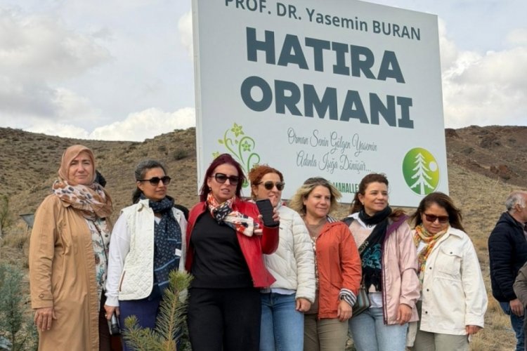 Trafik kazasında &ouml;len profes&ouml;r i&ccedil;in hatıra ormanı