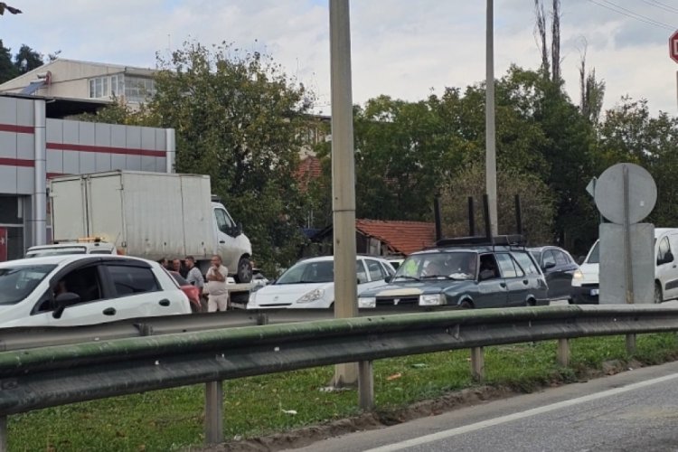 Bursa'da panik yaratan kaza!