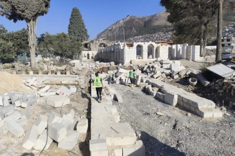 754 yıllık cami B&uuml;y&uuml;kşehir'le y&uuml;kseliyor