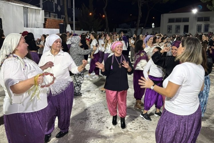 Kadınlardan renkli 'Şalvar Gecesi'