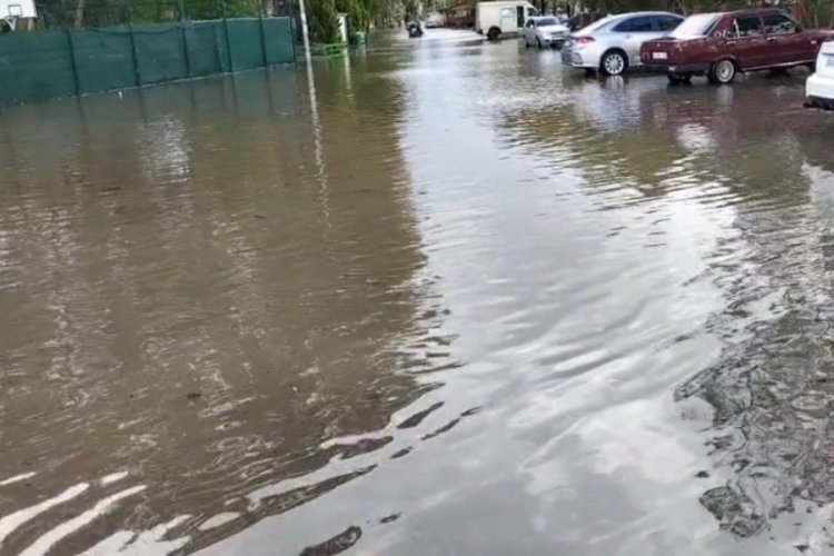 Sokaklar g&ouml;le d&ouml;nd&uuml;, K&ouml;yceğiz G&ouml;l&uuml; yağmurdan nasibini aldı
