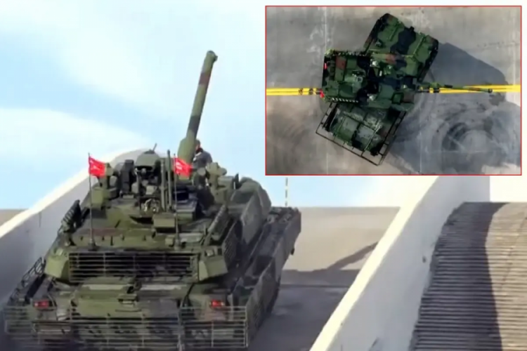 İlk kez test s&uuml;r&uuml;ş&uuml;ne &ccedil;ıktı: İşte TSK'nın &ccedil;elik yumruğu Altay Tankı