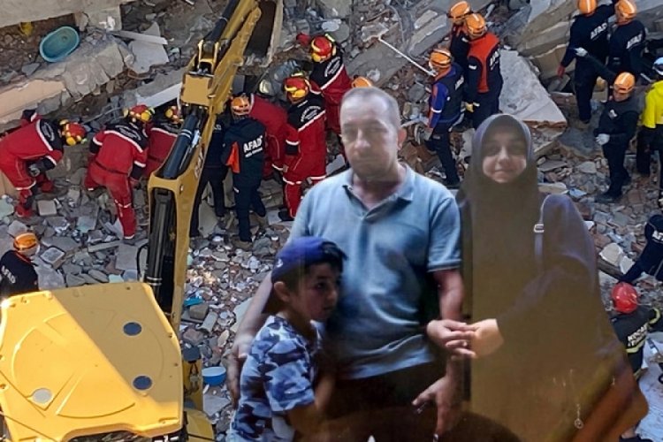 Bir aile enkaz altındaydı: Acı haber geldi!