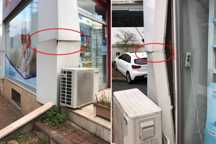Yıkılan binanın d&uuml;n &ccedil;ekilen fotoğrafları ortaya &ccedil;ıktı! Felaket g&ouml;z g&ouml;re g&ouml;re mi geldi?