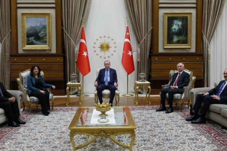 Cumhurbaşkanı Erdoğan DEM Parti heyetini kabul etti