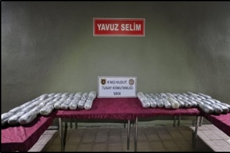 MSB: Van ve Hakkari'de 102 kilo uyuşturucu ele ge&ccedil;irildi