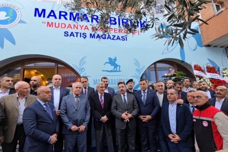 Mudanya Zeytin Kooperatifi ilk satış mağazasını a&ccedil;tı