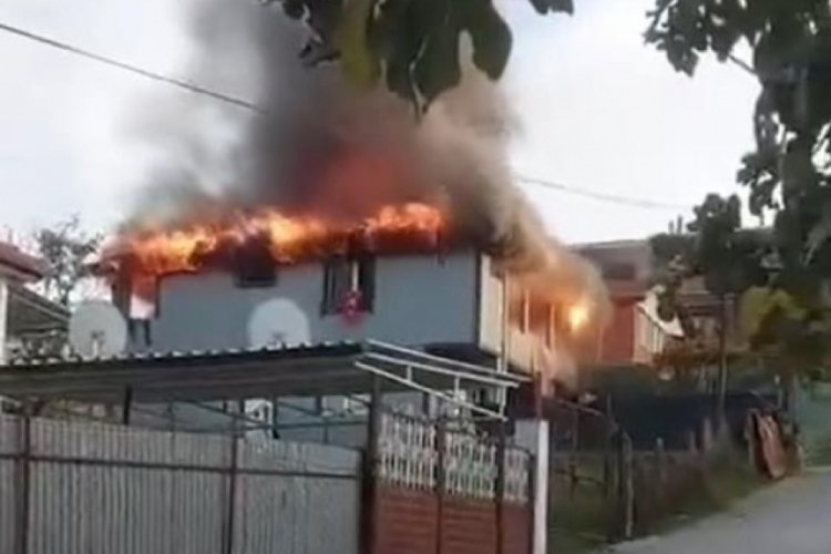 Yalova'da panik anları: Alevler her yeri sardı...