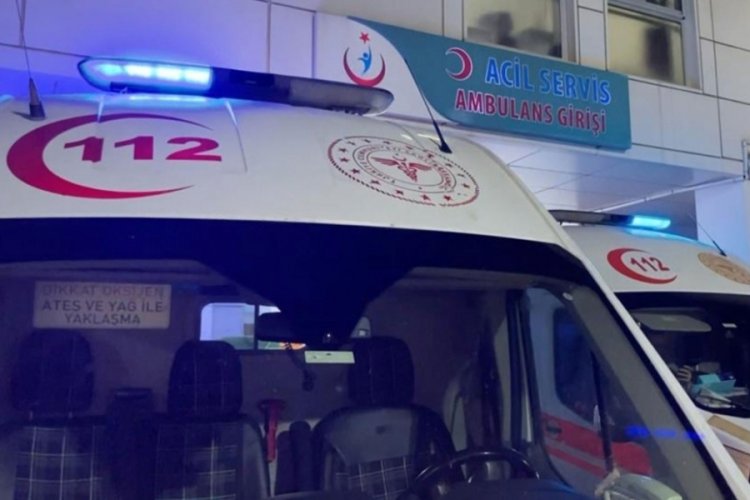 Bursa'da ağaca &ccedil;arpan otomobildeki 2 kişi yaralandı