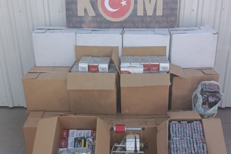Ka&ccedil;ak sigara operasyonu: 260 bin dolu makaron ele ge&ccedil;irildi