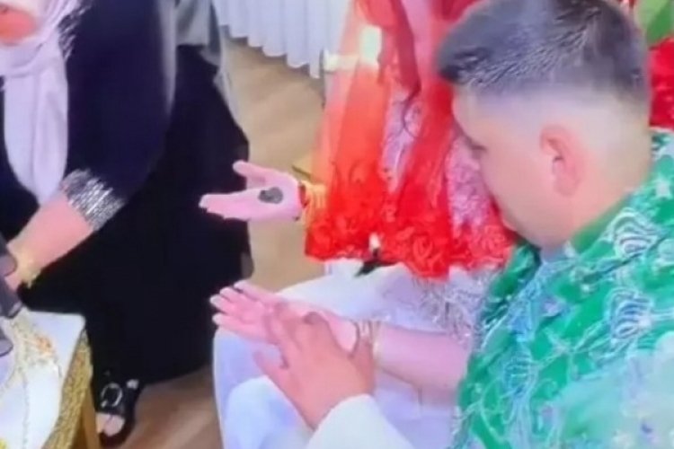 Kına gecesindeki görüntü olay oldu! Herkes aynı yorumu yapıyor...