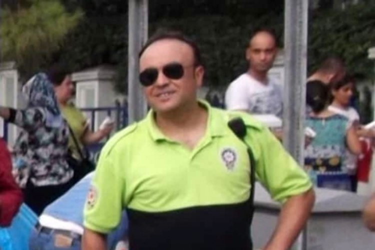 Polis memuru kalbine yenik düştü
