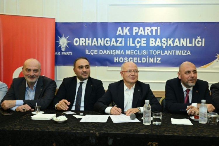 AK Parti Orhangazi İl&ccedil;e Teşkilatı Daraltılmış Danışma Meclisi'nde toplandı