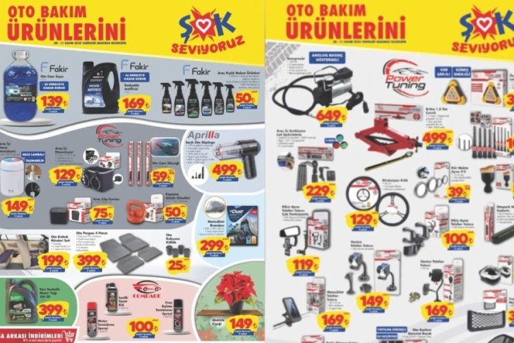 ŞOK 8 Kasım aktüel kataloğu