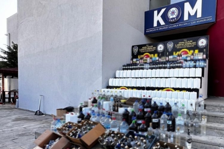 Adana'da ka&ccedil;ak i&ccedil;ki operasyonu: 16 g&ouml;zaltı