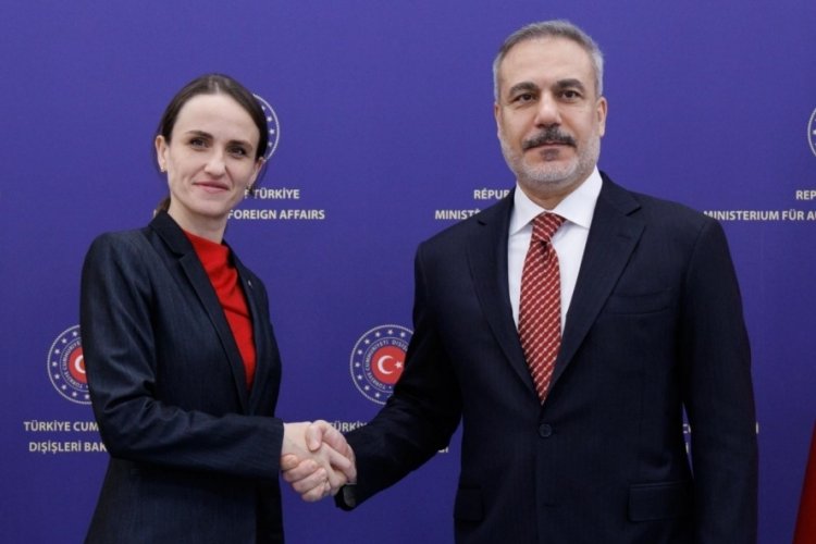 Bakan Fidan, Oana Toiu ile görüştü