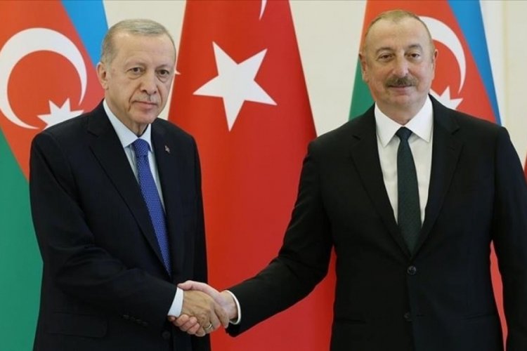 Cumhurbaşkanı Erdoğan, Aliyev ve Şerif ile görüştü