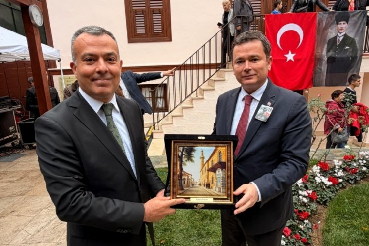 Başkan Aydın Selanik'te Atat&uuml;rk'&uuml; andı