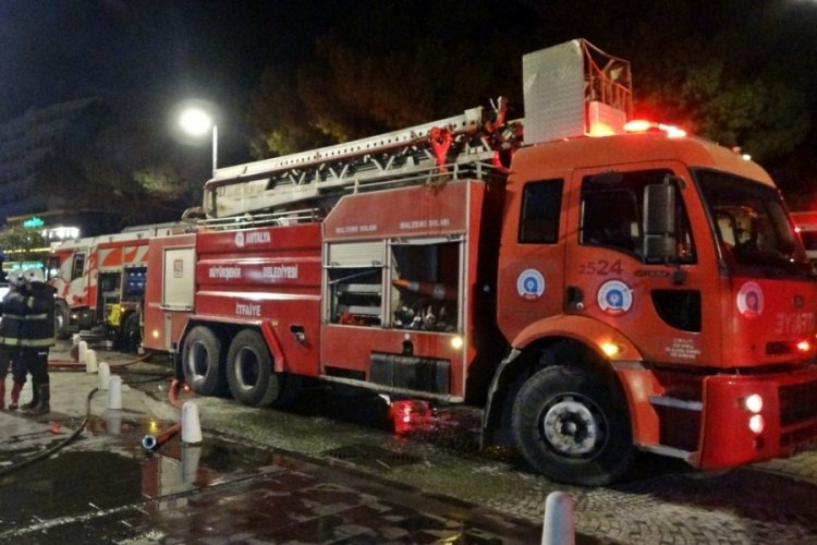 Kafe yanarak k&uuml;le d&ouml;nd&uuml;, 5 yavru k&ouml;pek telef oldu!
