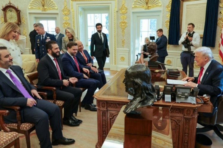 ABD'de tarihi g&ouml;r&uuml;şme! Cumhurbaşkanı Erdoğan'ı &ouml;vd&uuml;: "B&uuml;y&uuml;k bir lider"