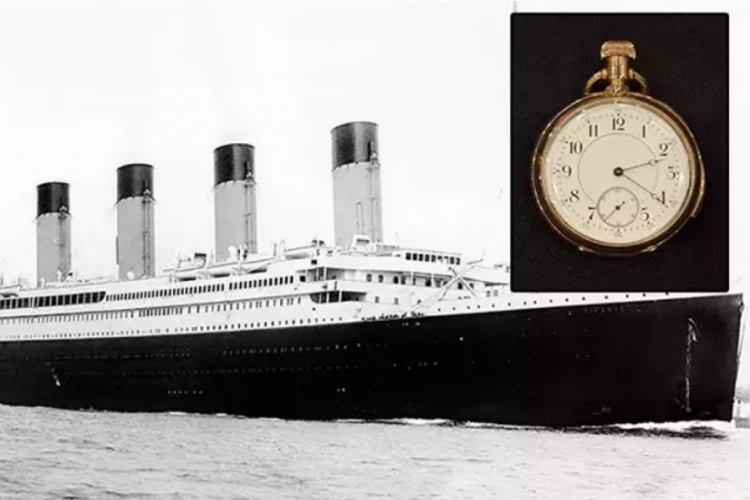Titanic yolcusunun altın cep saati rekor fiyata satılıyor